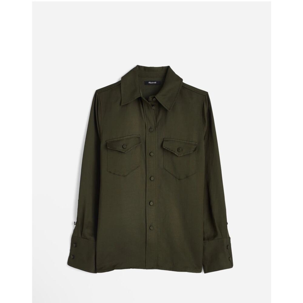 Madewell Utility Shirt Jacket | Size 4 | Olive/Army Green